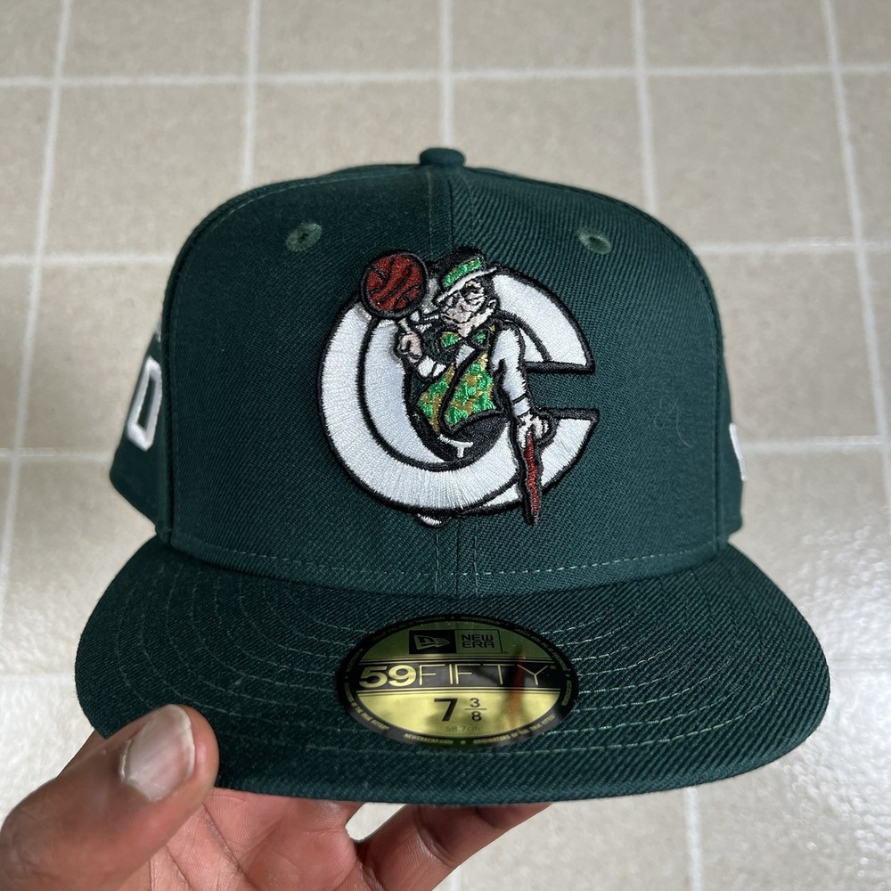 New Era X Concepts Celtics Jayson Tatum Green Hat Exclusive Fitted NBA Cap 7 3/8